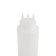 Vogue knijpfles met 3 spuitmonden transparant 1L
