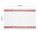 Vogue halflinnen glazendoek/poleerdoek rood 76 x 51cm
