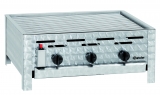 Combi-tafelbraadgrill, gas, 3-pits