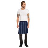 Chef Works Urban Presidio Standaard Sloof Donkerblauw Satijn Gestreept