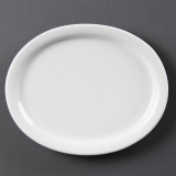 Olympia Whiteware Ovale Serveerschalen 20,2cm (6 Stuks)