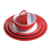 Olympia Kristallon Gala melamine mokken rood 28,5cl (6 stuks)