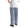 Whites Easyfit Teflon unisex koksbroek kleine ruit blauw-wit XXL