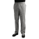 Whites Easyfit Teflon unisex koksbroek met kleine ruit zwart-wit XXL