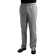 Whites Easyfit Teflon unisex koksbroek met kleine ruit zwart-wit XXL