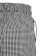 Whites Easyfit Teflon unisex koksbroek met kleine ruit zwart-wit XXL