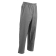 Whites Easyfit Teflon unisex koksbroek met kleine ruit zwart-wit XXL