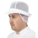 Trilby hoed met haarnetje wit L
