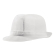 Trilby hoed met haarnetje wit M