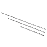 Vogue Chroom Staanderset Voor Vogue Voorraadrekken 66cm (2 Stuks)