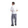 Whites waterdicht schort wit