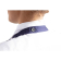 Whites halterschort met V-hals donkerblauw