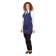 Whites halterschort met V-hals donkerblauw