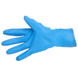 Mapa Ultranitril 475 Waterdichte Handschoenen Voor Schoonmaak of Voedselbereiding Blauw - M