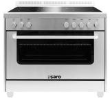 Saro Semi-professionele Inductiedoorkookplaat - Ts95ind61x Zilver
