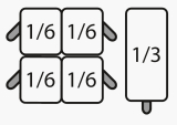 Saro Pastamandensets 4x 1/6 + 1x 1/3