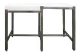 Saro Demontagetafel Met Hakblok Zonder Opstaande Rand 1200x600