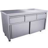Saro Schuifdeurkast - 3 Lades 1400x700mm