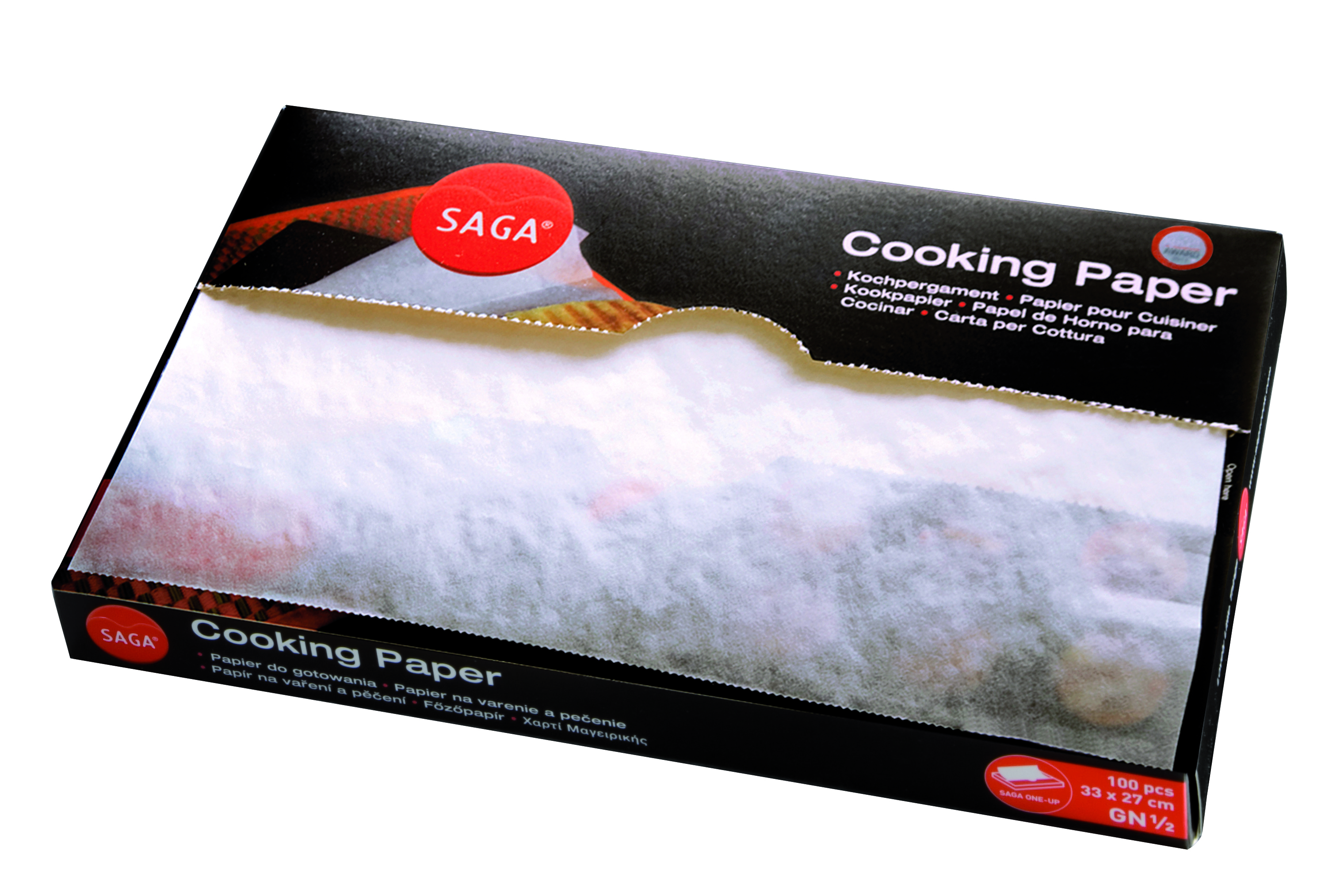 Bakpapier 1/2GN, 1x100 Stk Bakpapier 1/2GN, 1x100 Stk