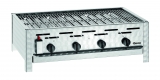 Combi-tafelbraadgrill, gas, 4-pits
