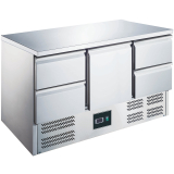 Saro Gekoelde Werkbank Met Deur en Lades, Model ES 903 S/s Top 1/4