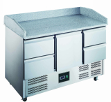 Saro Pizzawerkbank Met Glasvitrine Model ES 903 PZ 1/4