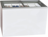 Saro Commerciële Vrieskist Met Glazen Schuifdeksel, Model Nova 45