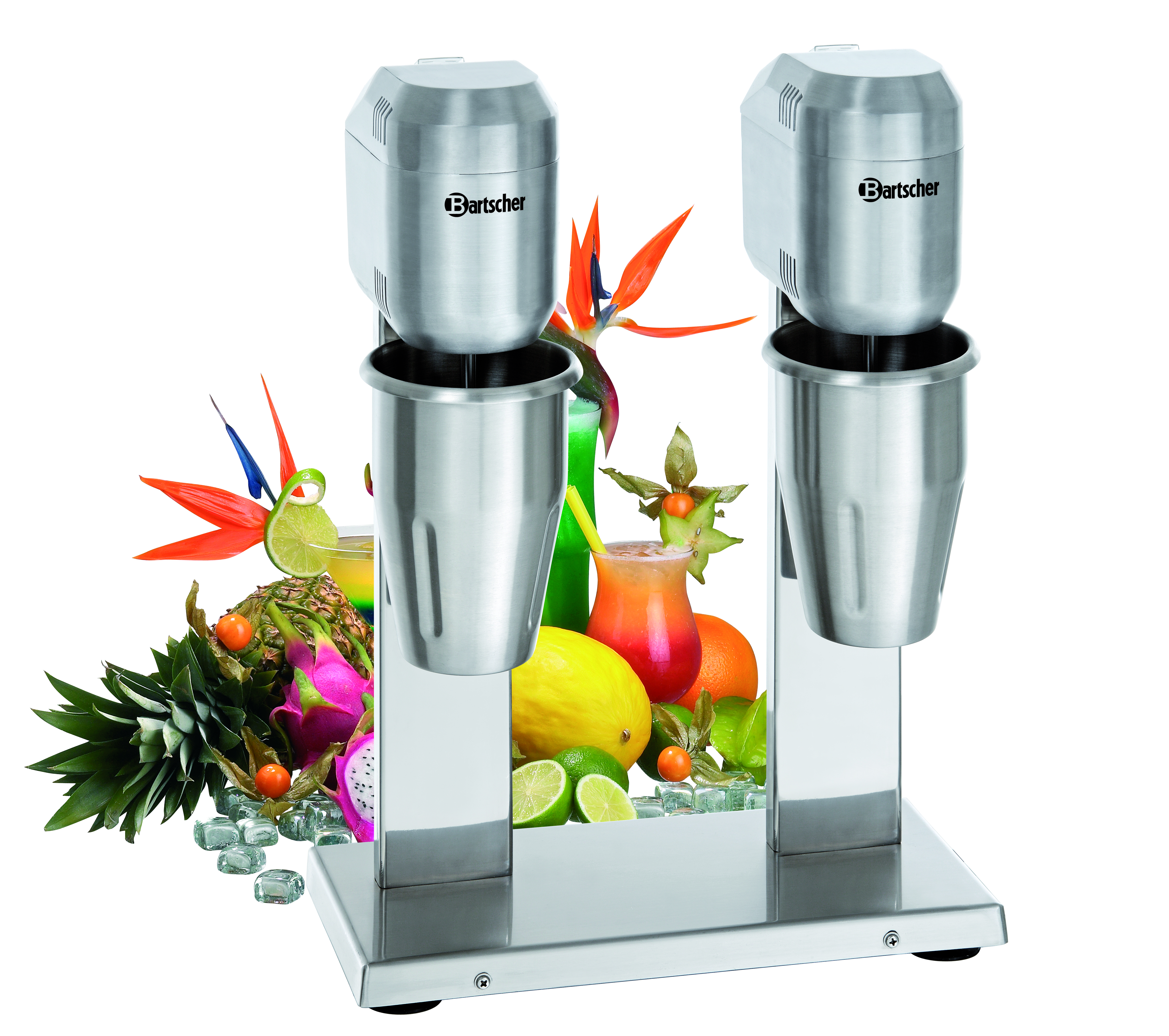 Drankenmixer, dubbel 2x 700 ml Drankenmixer, dubbel 2x 700 ml