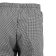 Whites Easyfit Teflon unisex koksbroek met kleine ruit zwart-wit M