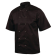 Whites Vegas unisex koksbuis korte mouw zwart 5XL