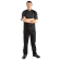 Whites Vegas unisex koksbuis korte mouw zwart 5XL