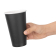 Fiesta Recyclable koffiebekers enkelwandig zwart 45cl (50 stuks)