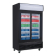 Polar G-Series Rechtopstaande Schuifdeur Displaykoeling met Lichtbak 950Ltr Zwart