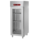 Koelkast 700 Liter Geventileerd, 1 Glazen Deur GN 2/1