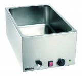 Bain-Marie, 1/1GN, 150 mm, kraan