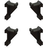Clips (Kit 4 stuks) steunroosters