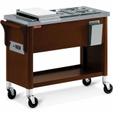 Kar in Hout, Bac Bain Marie 3x GN 1/2 Wengé