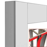 Deco Knooppunt 2x530lt. Wit Mat - Magnetisch