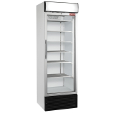Statische/geventileerde Negatieve T° Vitrine, 500 Liter, Met Lichtbak