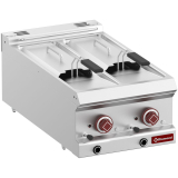 Elektrische Friteuse 2 Kuipen Van 7 Liter -top-