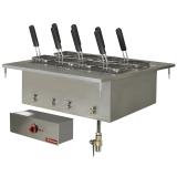 Elektrisch pastakoker, 40 liters, inbouw