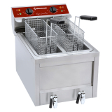 Electrische Friteuse 2 x 8 Lit. - Top