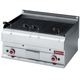 Lavasteengrill op Gas Met Bakrooster in Gietijzer -top-