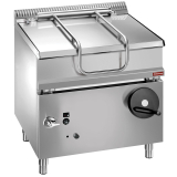 Kipbare gasbraadpan 60 liter, kuip R.V.S.