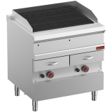 Gas Stoomgrill, Module 1/1, Rooster in Gietijzer 