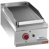 Braadplaat op Gas Met Geribde Plaat, Module 1/2  -top-