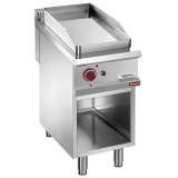 Bakplaat op Gas, Vlakke Plaat Module 1/2, op Open Kast