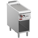 Bakplaat op Gas, Vlakke Plaat Module 1/2, op Open Kast