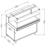 Neutrale Vitrine Voor Snacks_lage Ruiten