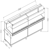 Neutrale Vitrine Voor Snacks_lage Ruiten